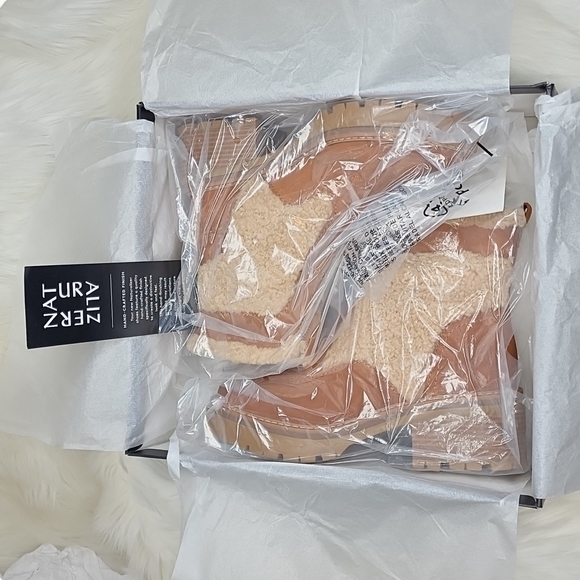 Naturalizer Jett Ankle Booties Winter Boots Tawny Brown - Picture 6 of 16